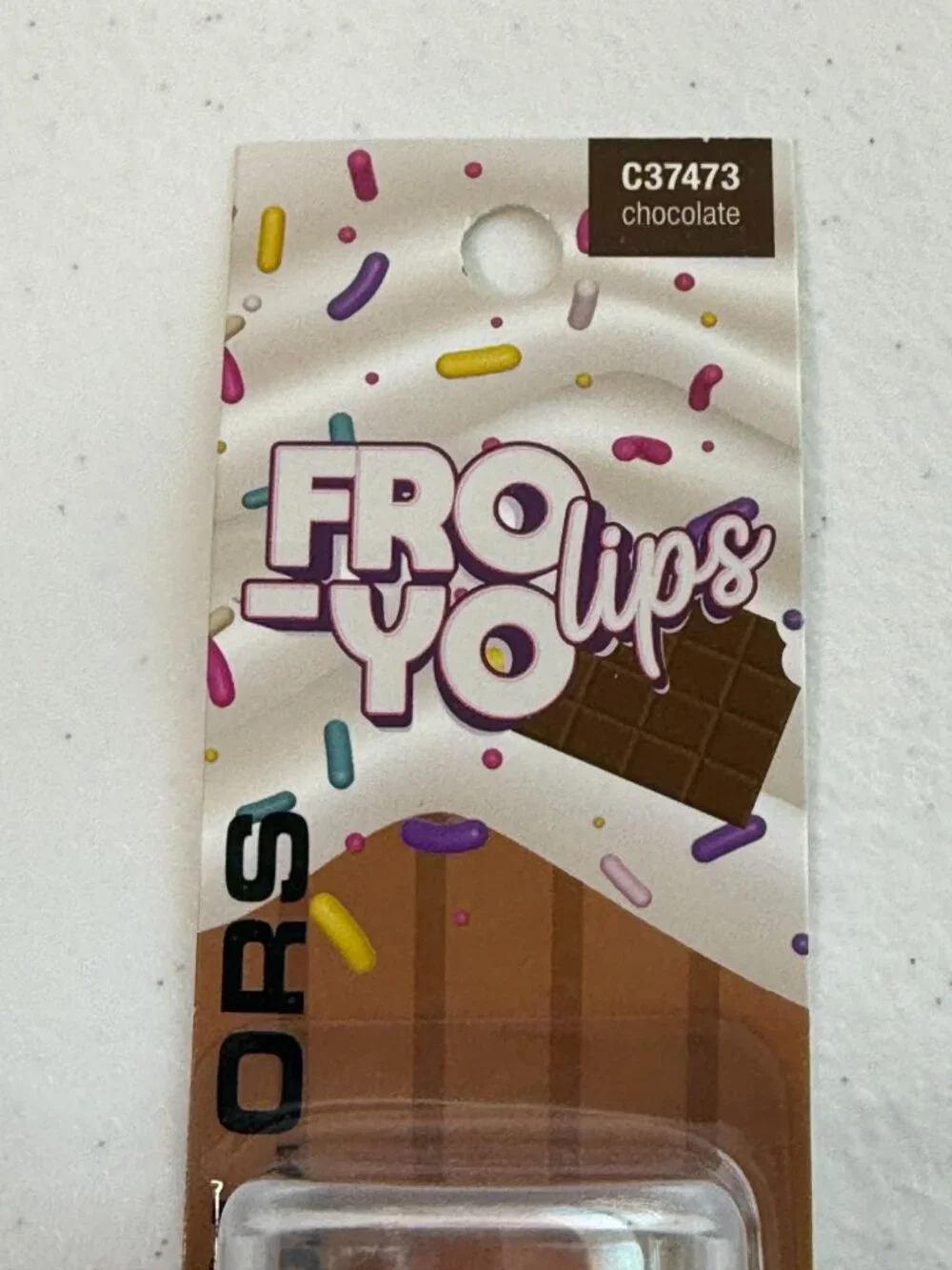 L.A. Colors Fro-Yo Lips Chocolate Scented Lip Balm New